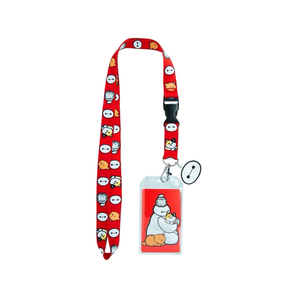 NEW Loungefly Disney Big Hero 6 Baymax & Mochi Movie Lanyard
